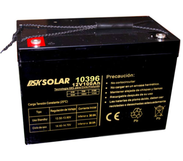 Batería solar de ciclo profundo
