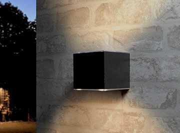 Aplique solar exterior