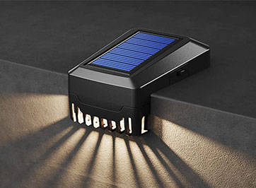 Lámpara solar para escalera