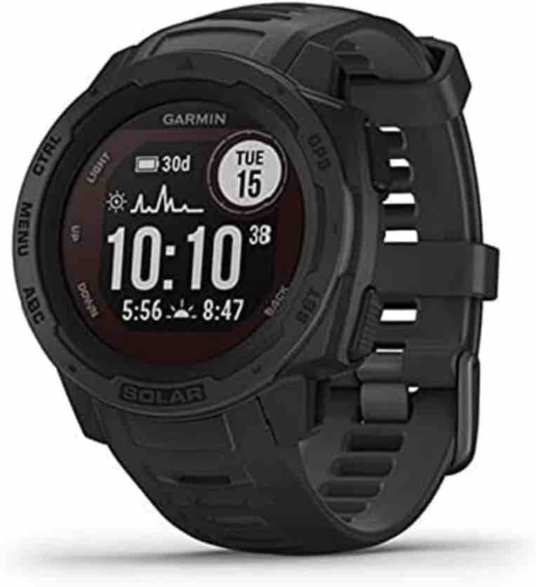 Garmin Instinct Solar, reloj inteligente resistente para exteriores con aplicaciones deportivas integradas