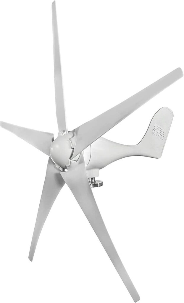 Dyna-Living Kit de generador de turbina eólica, motor de turbina eólica de 500W CC 12V con controlador de carga