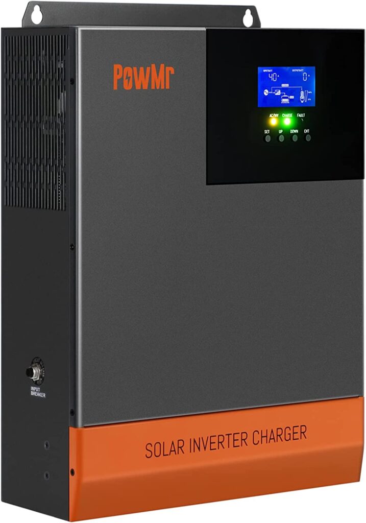 Inversor solar de 3500W, 48V, 120VCA, con cargador MPPT de 3500W