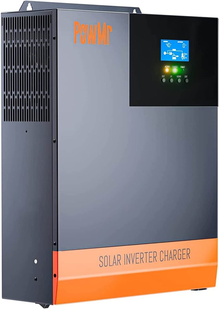 Inversor solar de 3000W, 24V, 120V, inversor de corriente fuera de la red, cargador MPPT 60A + cargador de CA 40A