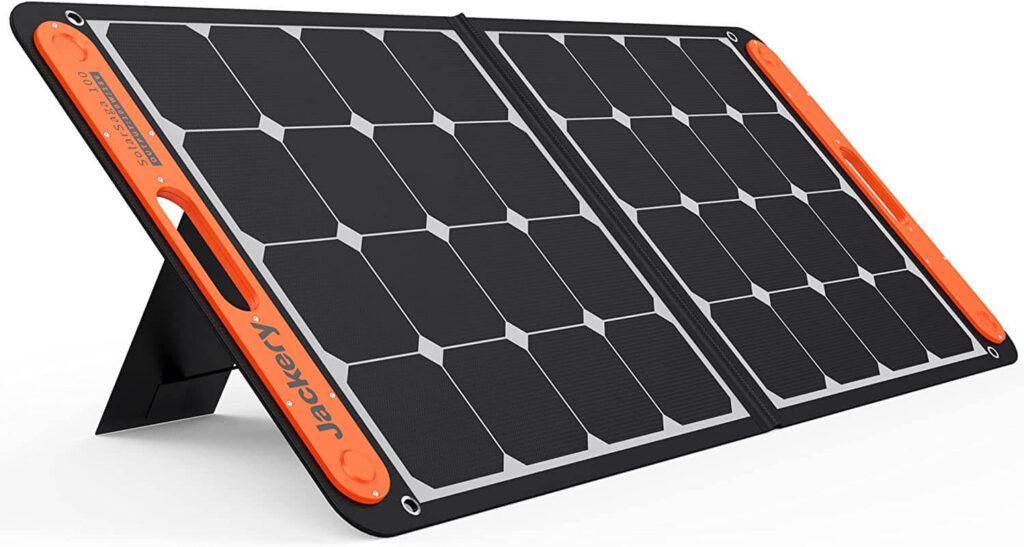Jackery - SolarSaga - Panel solar portátil de 100W para la estación de energía Explorer 160/240/500
