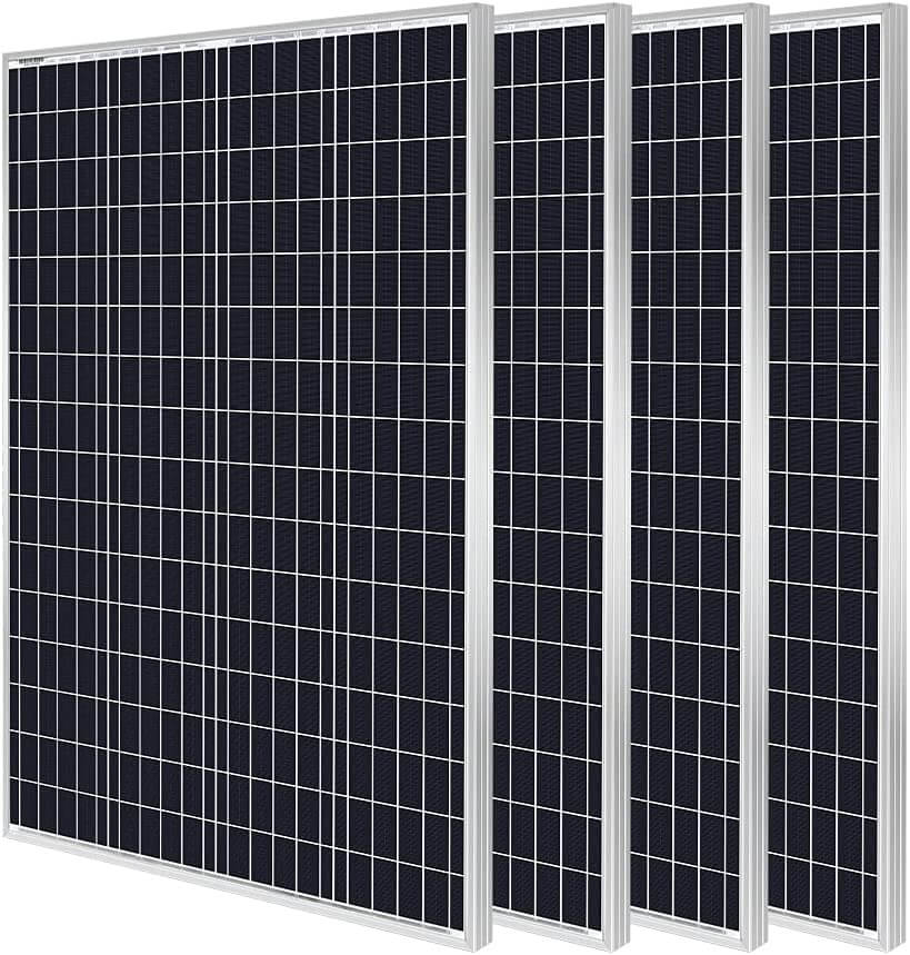 HQST - Panel solar monocristalino de 400W, 12V