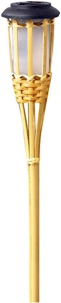 OUSIKA Antorcha de bambú solar para jardín