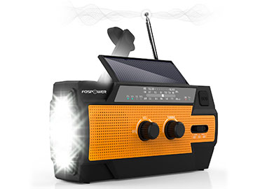 Radio con placa solar